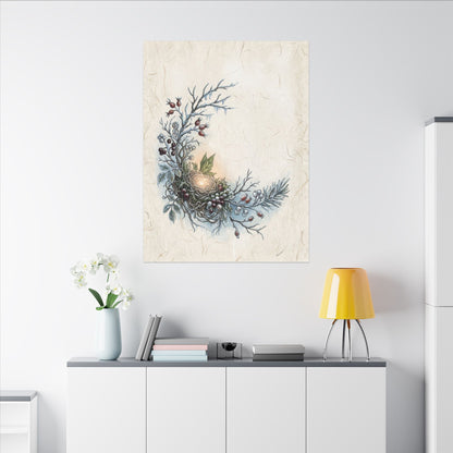 Winter Shoji Screen Forest Whimsy Canvas Art | Enchanting Decor
