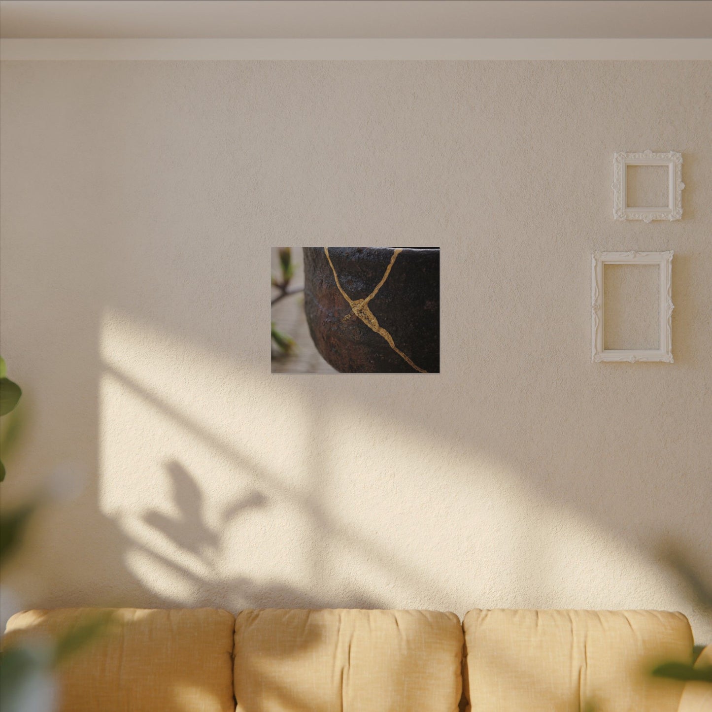 Dawn Tea Ceremony Canvas Art - Kintsugi Mono No Aware