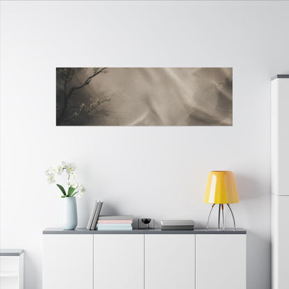 Silk Drape Canvas Art | Spring Japandi Japanese Pattern Art