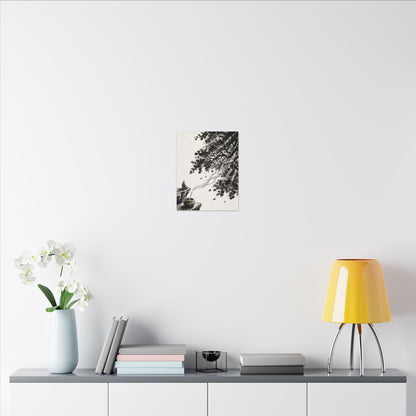 Serene Incense Smoke Canvas Art - Ukiyo E Inspired Zen