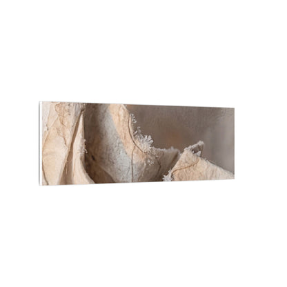 Japandi Paper Fold in Candlelight | Watercolor Canvas Art