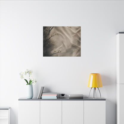 Silk Drape Canvas Art | Spring Japandi Japanese Pattern Art
