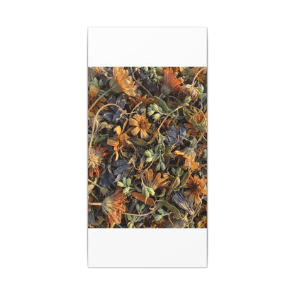 Spring Dried Flowers Japanese Pattern Canvas Art | Warm Decor