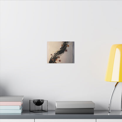 Dawn Ink Brushstroke Canvas Art - Kintsugi Ma