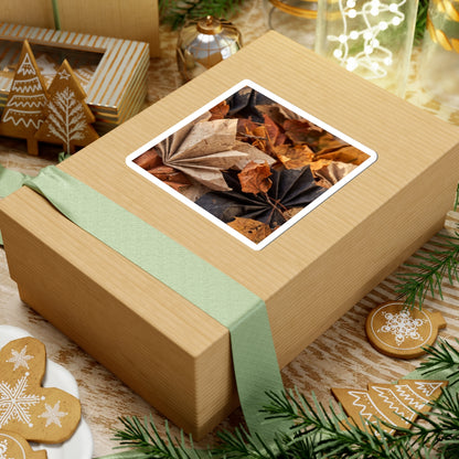 Japandi Paper Fold in Golden Hour | Texture Sticker
