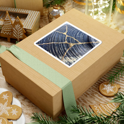 Shibui Water Ripple Sticker - Kintsugi Gold Repair