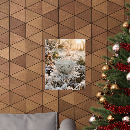 Golden Hour Ceramic Bowl Wall Art Print - Japandi Kanso