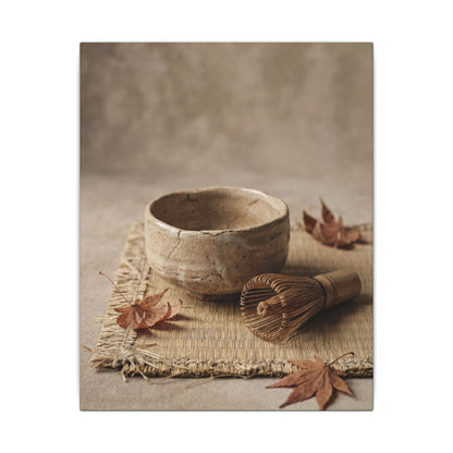 Ma Tea Ceremony Canvas Art - Japandi Texture