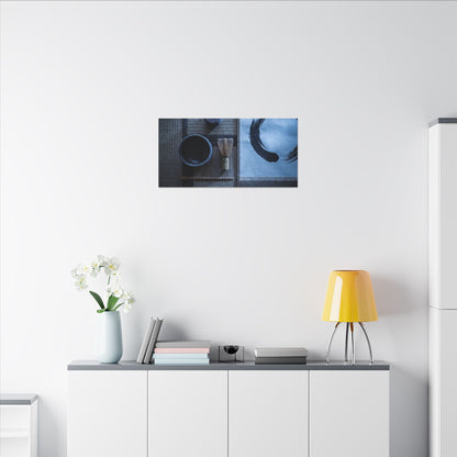 Tea Ceremony Enso Canvas Art | Calm Zen Art