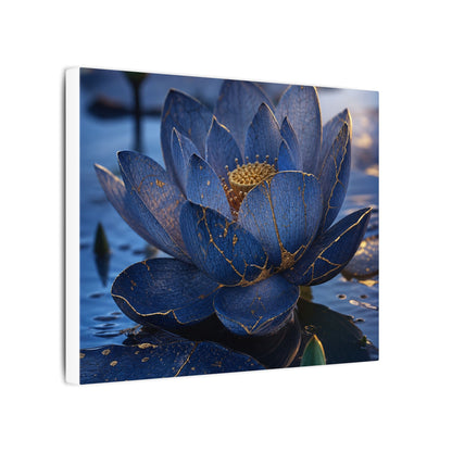 Kintsugi Lotus Flower in Dawn | Broken Beauty Canvas Art
