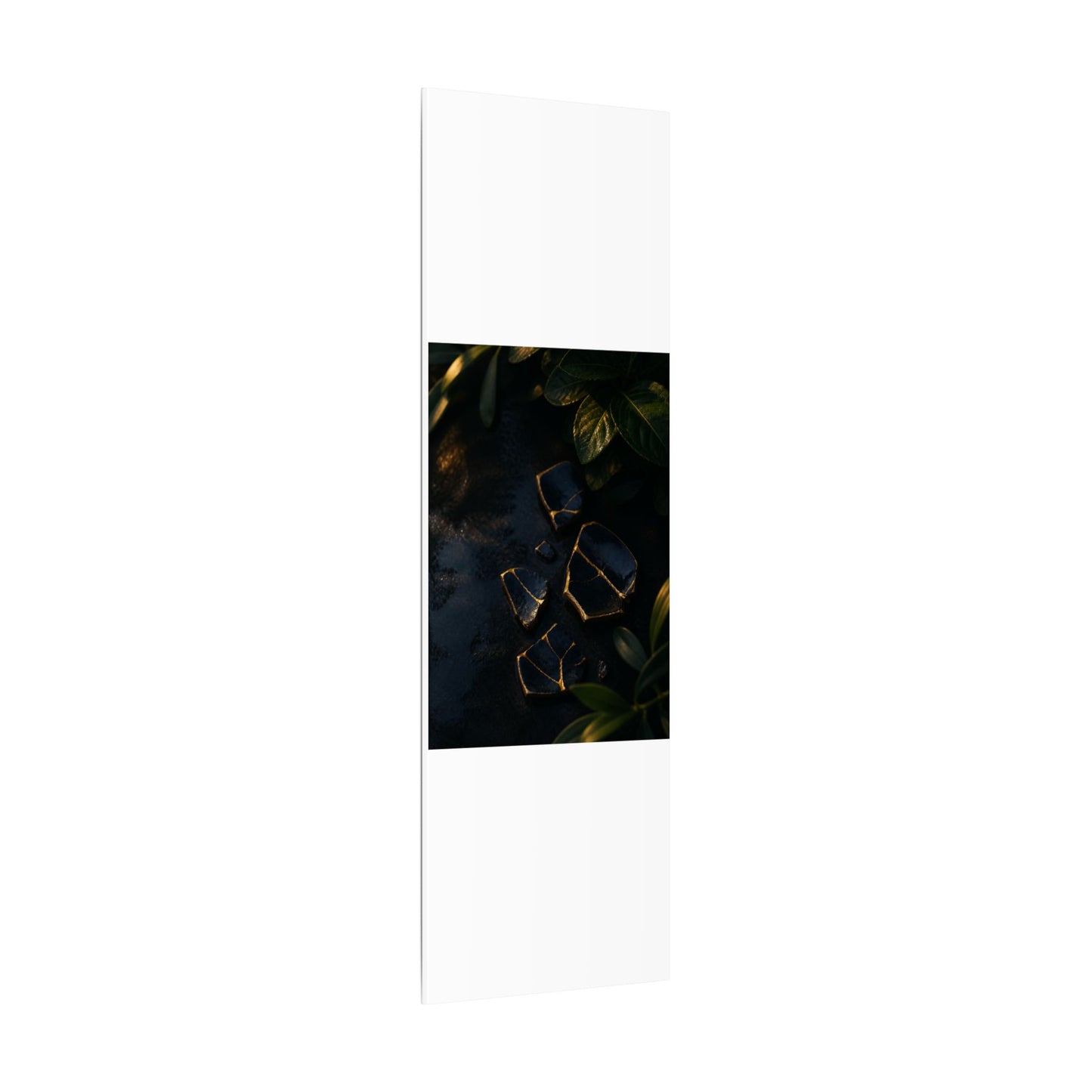 Summer Broken Pottery Moody Minimal Canvas Art | Atmospheric Decor