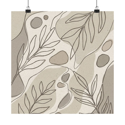 Japandi Minimal Line Wall Art Print
