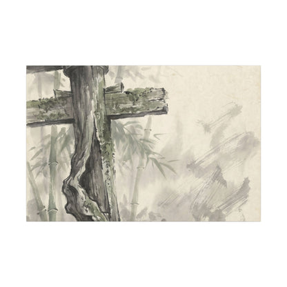 Torii Gate Summer Canvas Art | Zen Tranquil Design Art Print