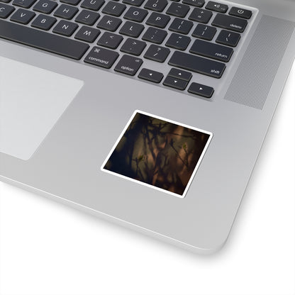 Shadow Play Sticker | Spring Dark Japandi Moody Minimal Art