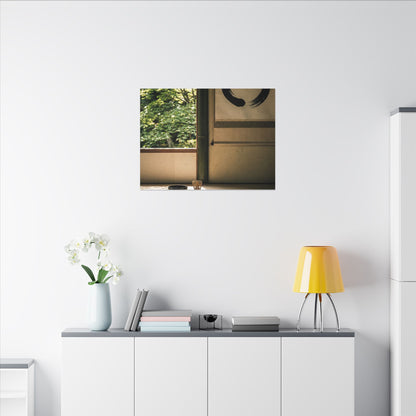 Tea Ceremony Enso Canvas Art | Serene Zen Art
