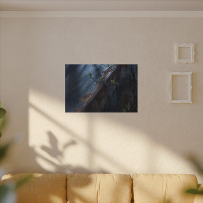 Rust Patina Canvas Art | Spring Dark Japandi Shadow Zen Art