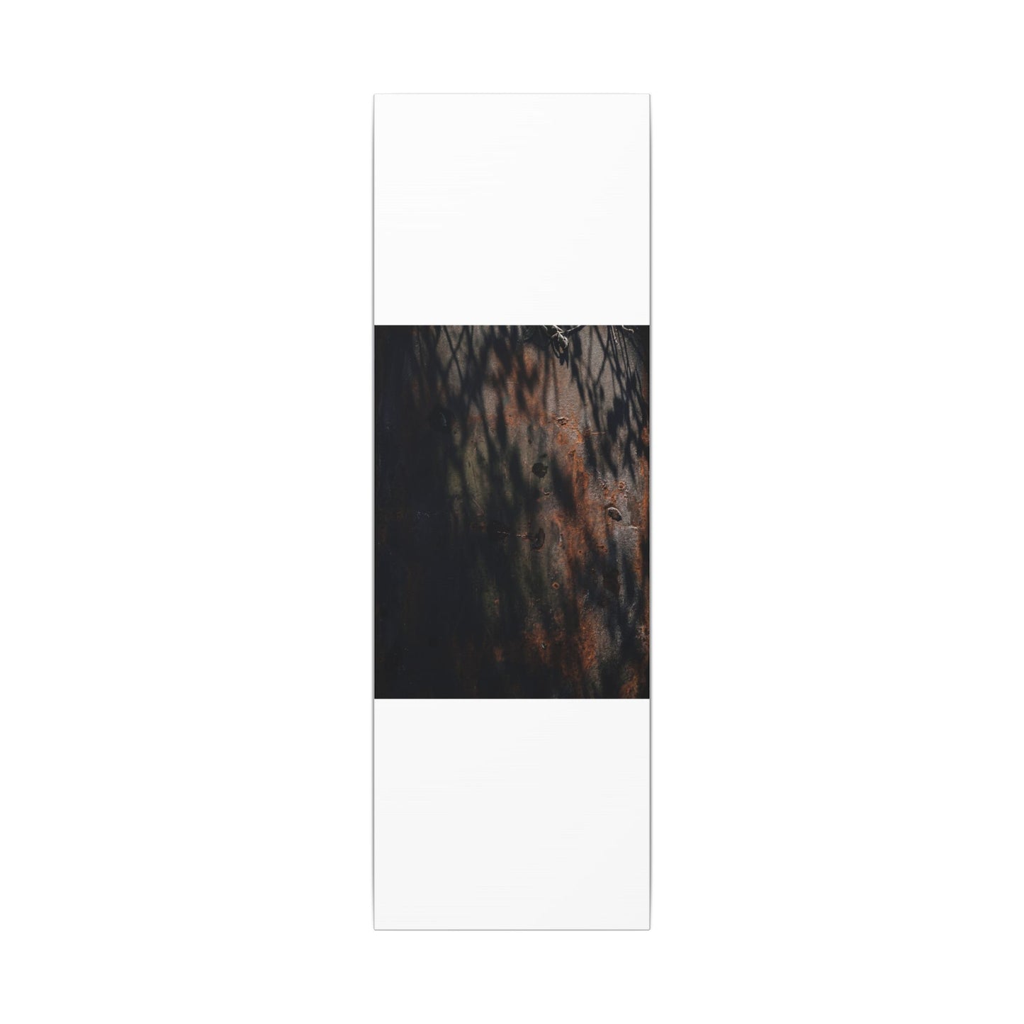 Rust Patina Shadow Zen Canvas Art | Luxurious Dark Japandi Art