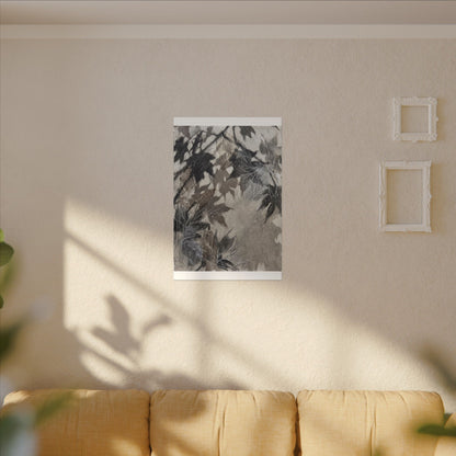 Shadow Play Texture Canvas Art | Cozy Japandi Art