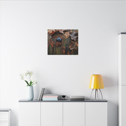 Datsuzoku Rust Patina Canvas Art - Dark Japandi Moody Minimal