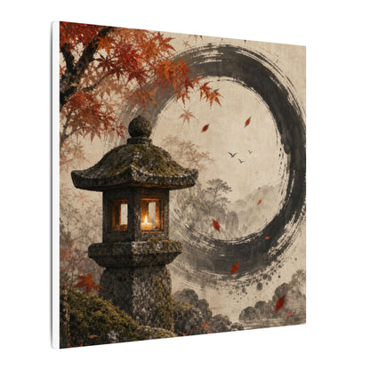 Ma Stone Lantern Canvas Art - Zen Enso