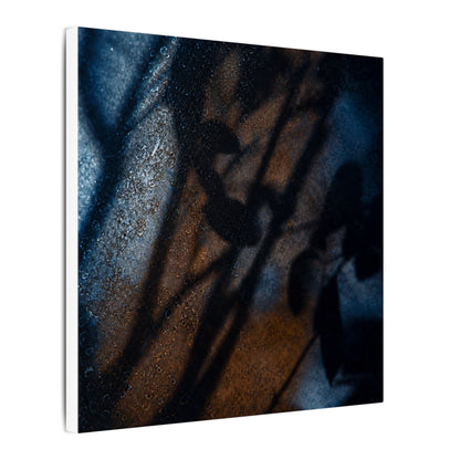 Moonlight Shadow Play Canvas Art - Dark Japandi Ma