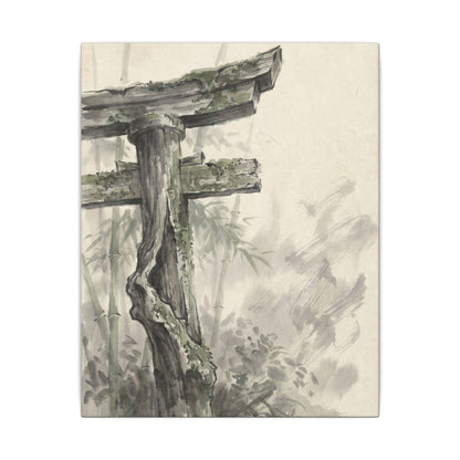 Torii Gate Summer Canvas Art | Zen Tranquil Design