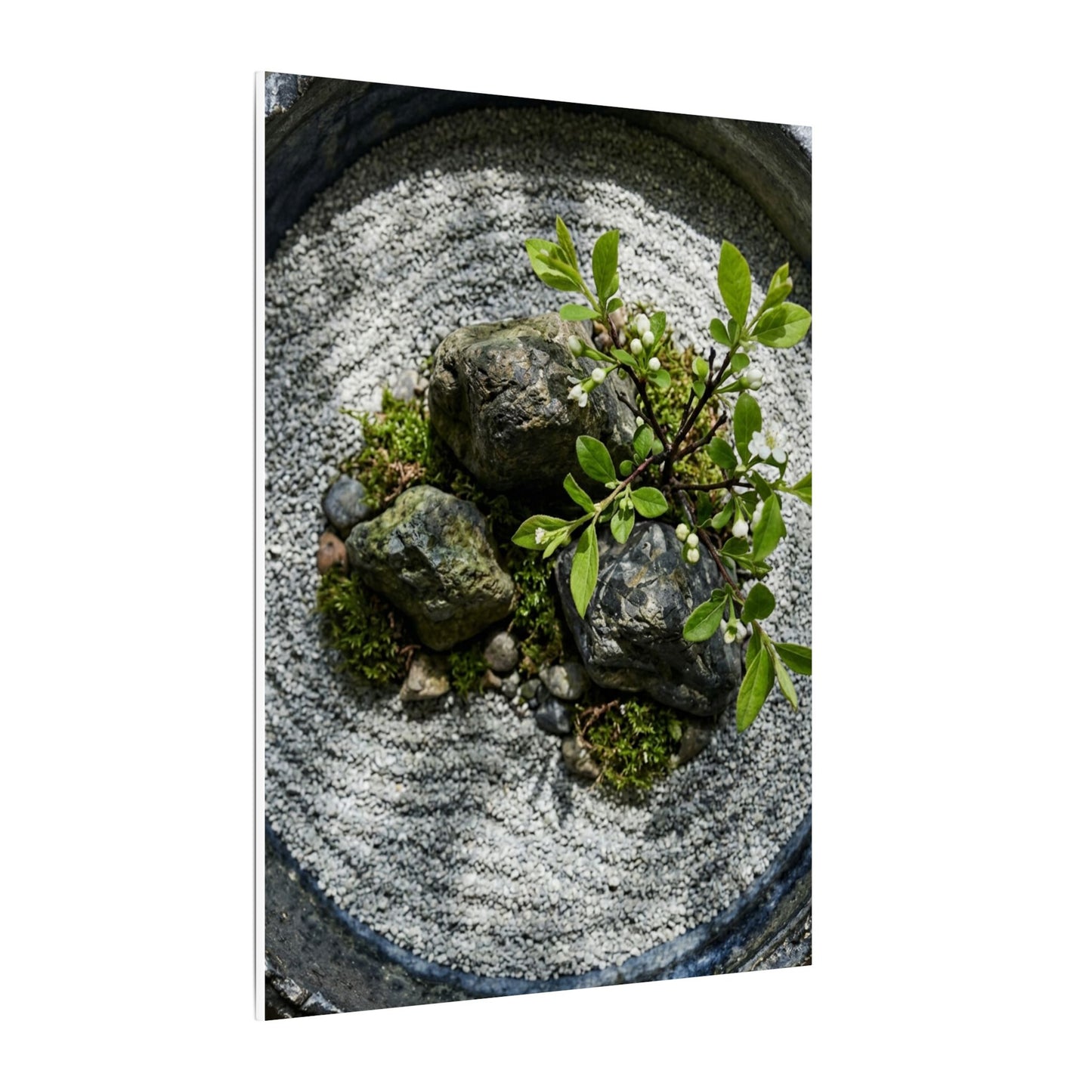 Zen Ceramic Bowl in Dappled | Karesansui Canvas Art