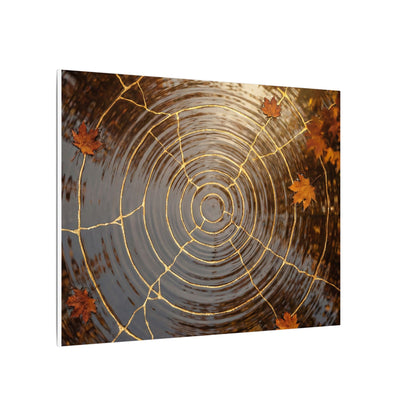 Artful Water Ripple Canvas Art - Gold Vein Kintsugi