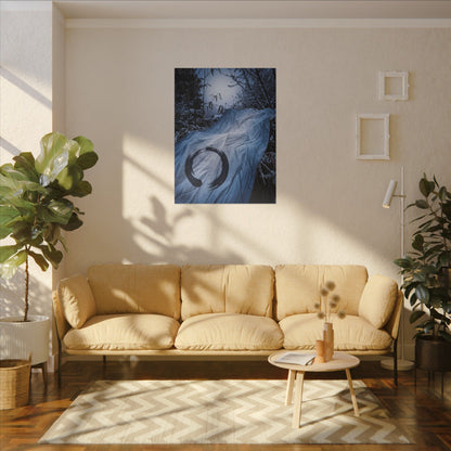 Moonlight Silk Drape Canvas Art - Zen Datsuzoku