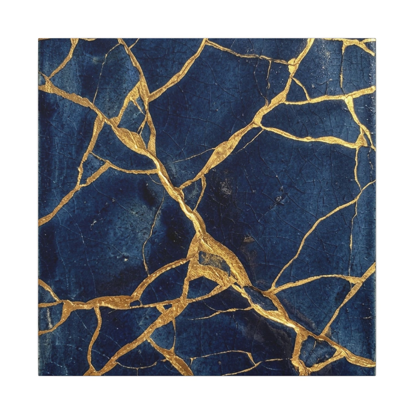 Kintsugi Crackle Canvas Art
