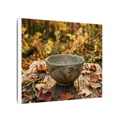 Spring Rock Garden Moody Minimal Canvas Art | Luxurious Decor