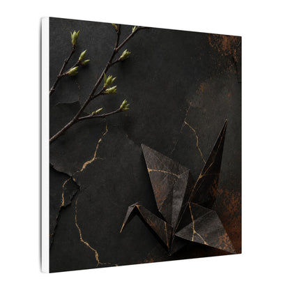 Paper Fold Canvas Art | Spring Kintsugi Broken Beauty Art