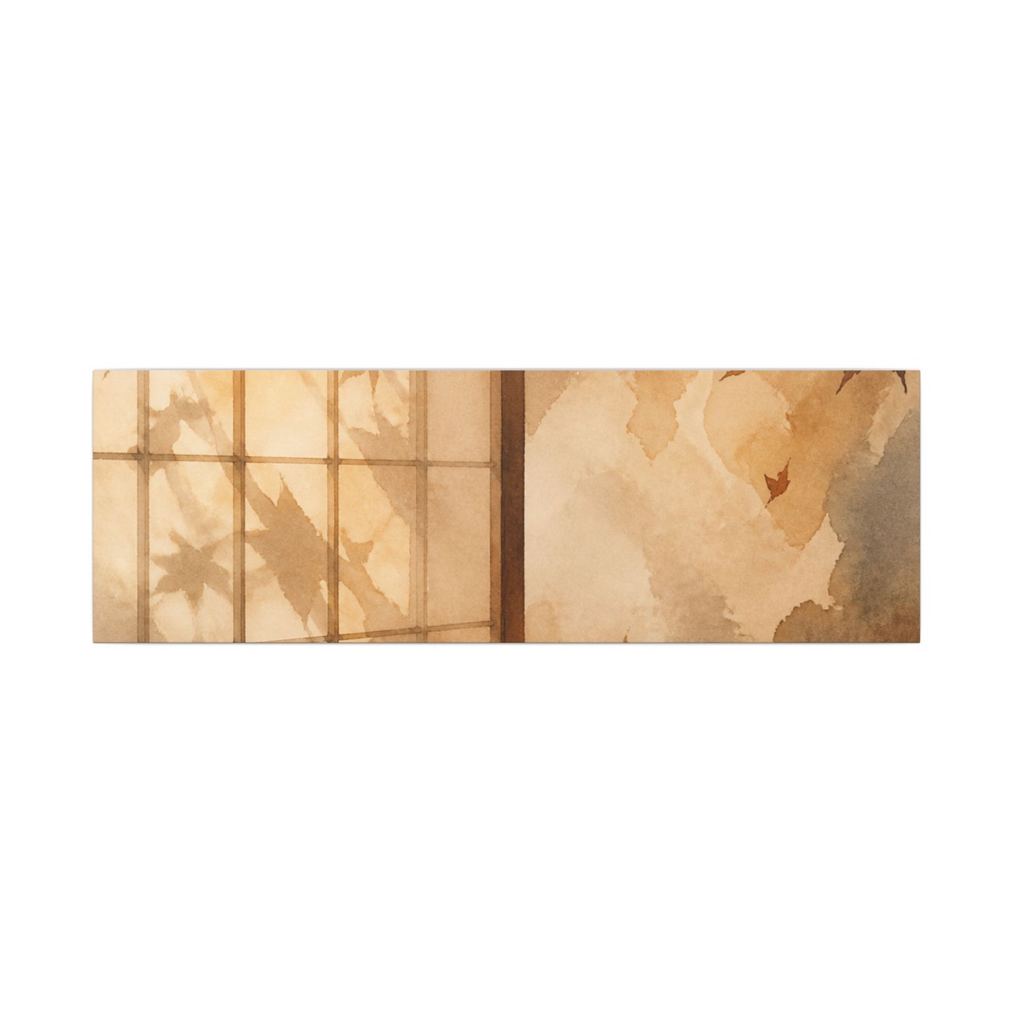 Candlelight Shoji Screen Canvas Art - Japandi Ma