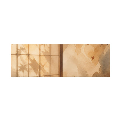 Candlelight Shoji Screen Canvas Art - Japandi Ma