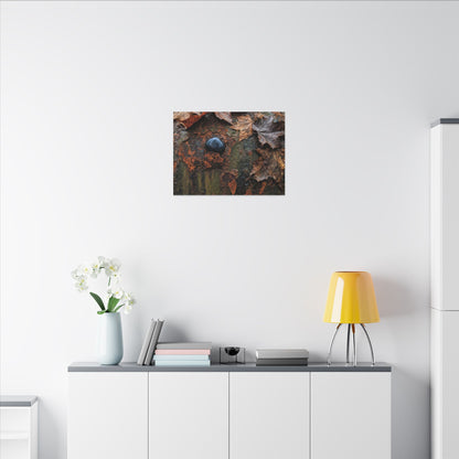 Datsuzoku Rust Patina Canvas Art - Dark Japandi Moody Minimal