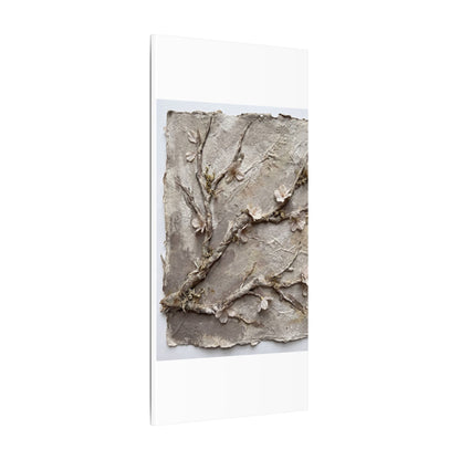 Summer Cherry Blossom Texture Canvas Art | Earthy Decor