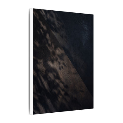 Shadow Play Winter Canvas Art | Dark Japandi Moody Design
