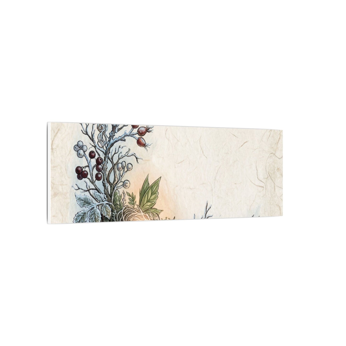 Winter Shoji Screen Forest Whimsy Canvas Art | Enchanting Decor