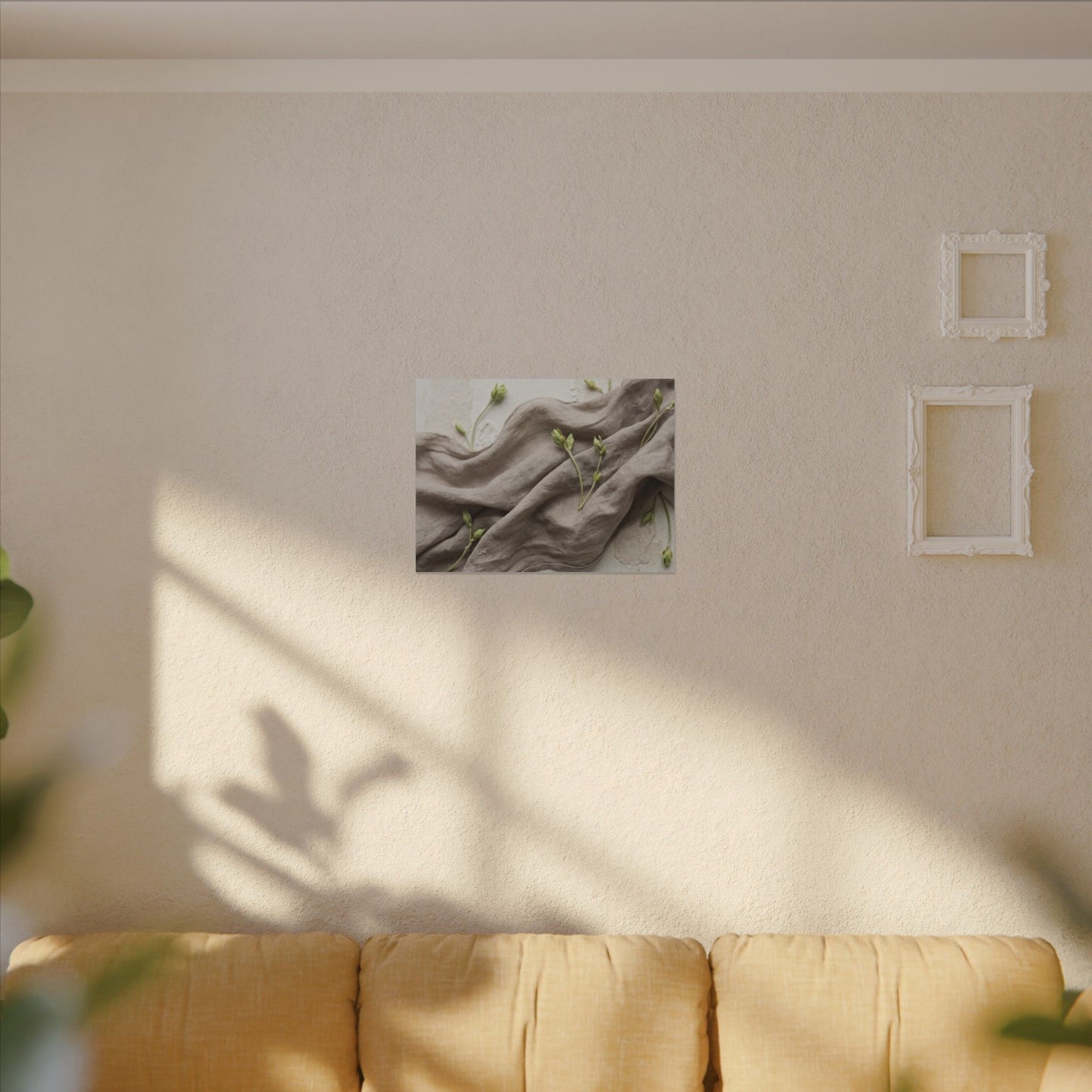 Overcast Silk Drape Canvas Art - Japandi Ma