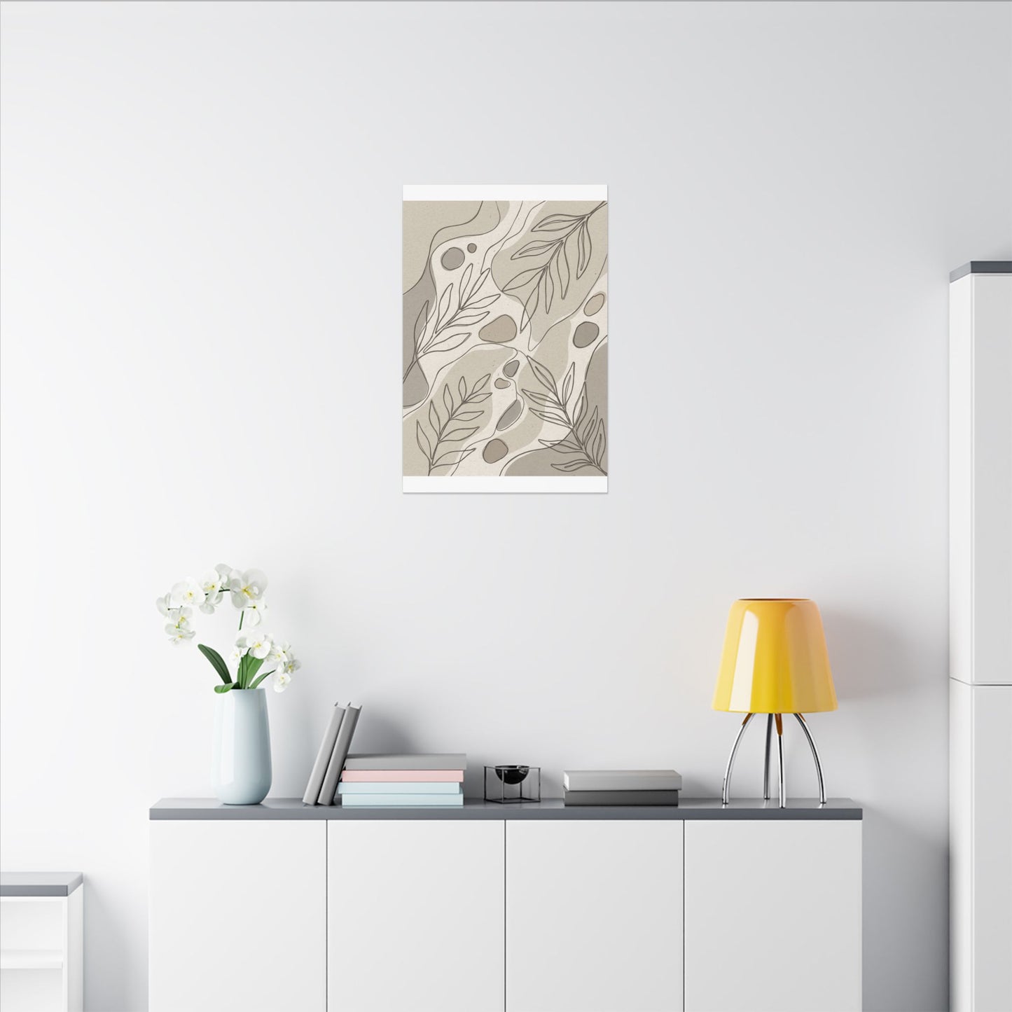Japandi Minimal Line Canvas Art