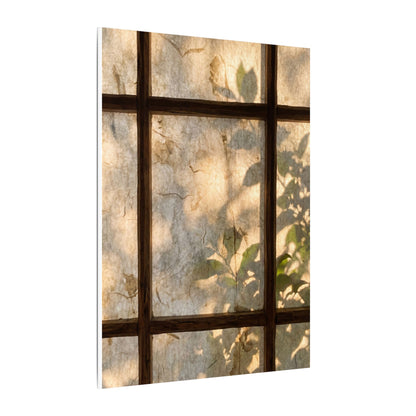 Golden Hour Shoji Screen Canvas Art - Japandi Mono No Aware