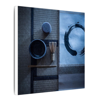 Tea Ceremony Enso Canvas Art | Calm Zen Art