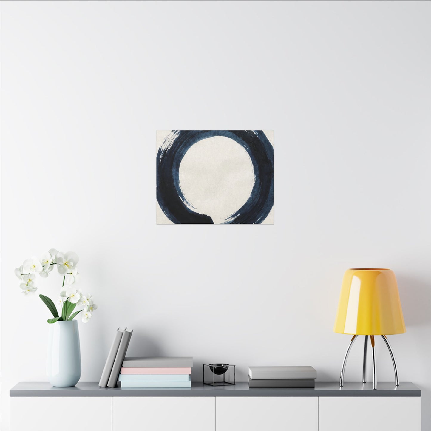 Balanced Meditation Zen Enso Canvas Art