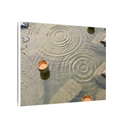 Water Ripple Canvas Art | Winter Japandi Japanese Pattern Art