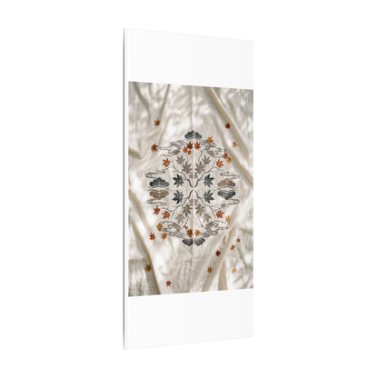 Elegant Silk Drape Canvas Art - Japanese Pattern Japandi