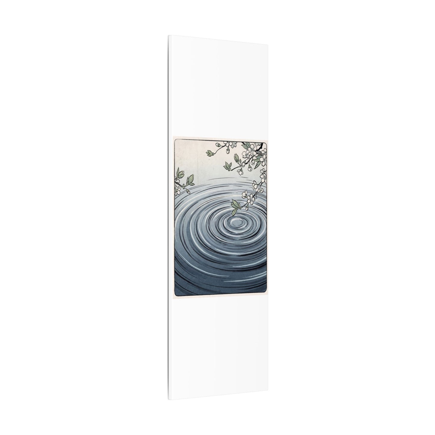 Calm Water Ripple Canvas Art - Ukiyo E Inspired Zen