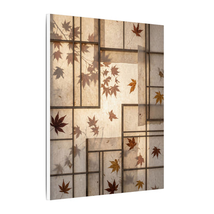 Shoji Screen Japanese Pattern Canvas Art | Neutral Japandi Art