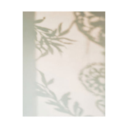Cozy Shadow Play Wall Art Print - Japanese Pattern Japandi