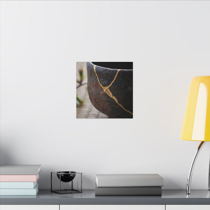 Dawn Tea Ceremony Canvas Art - Kintsugi Mono No Aware