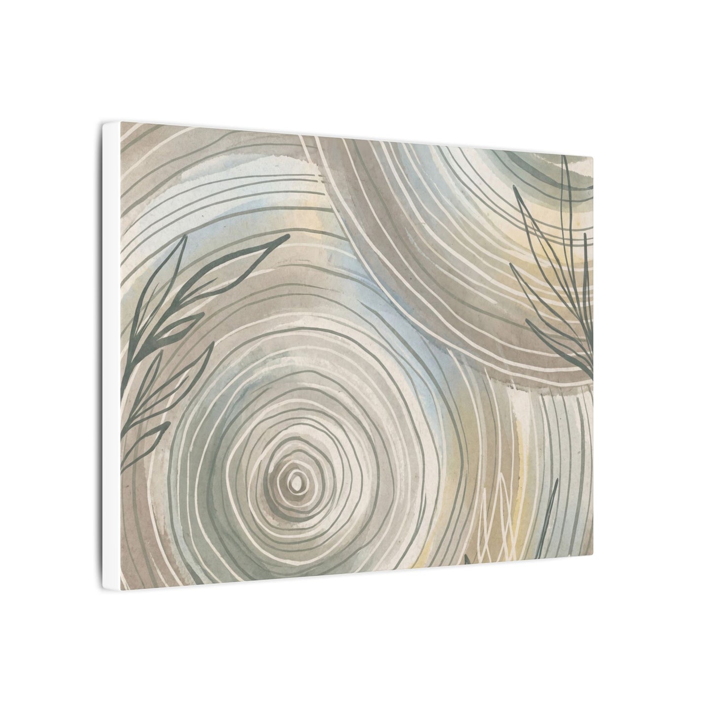 Kanso Water Ripple Canvas Art - Japandi Minimal Line